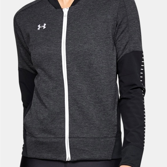 UNDER ARMOUR Women's UA Squad Woven Full Zip Jacket - Picture 2 of 8